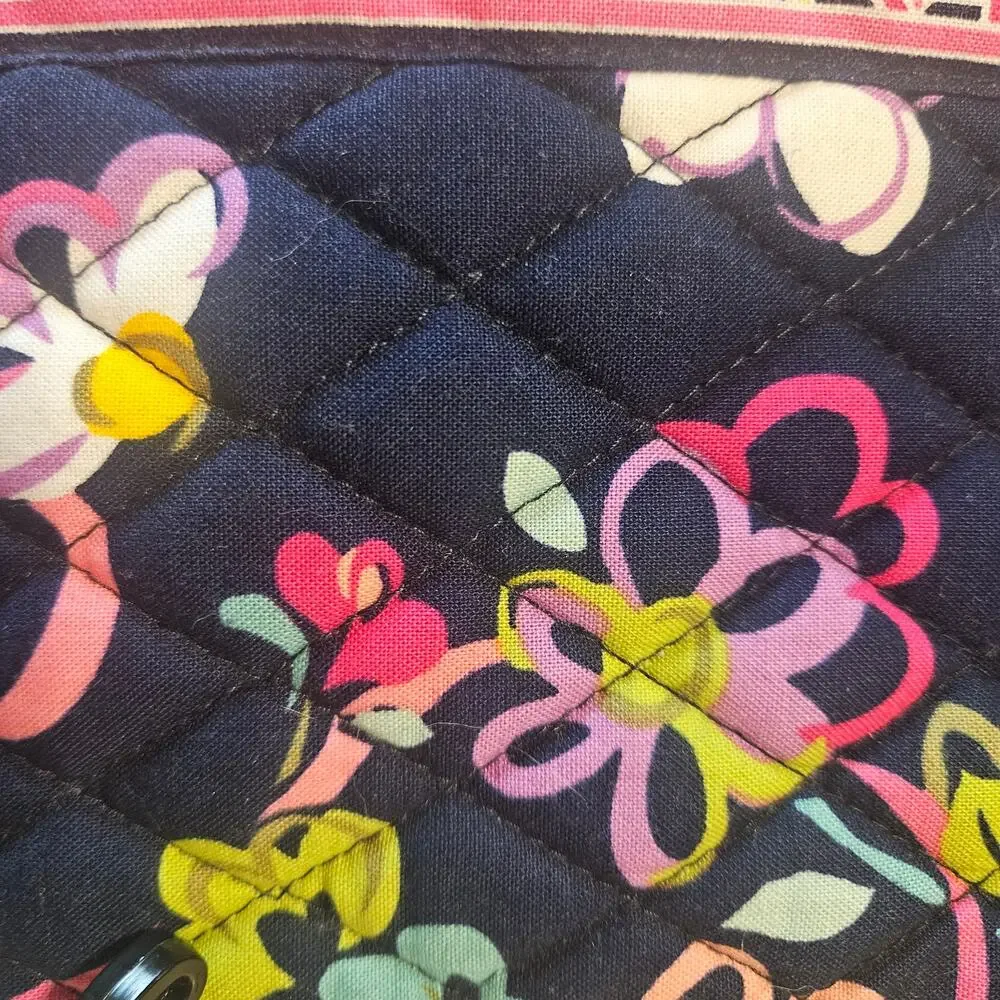 Vera Bradley Quilted Cotton E-Reader Sleeve Tablet Pouch Case Retired Ribbons